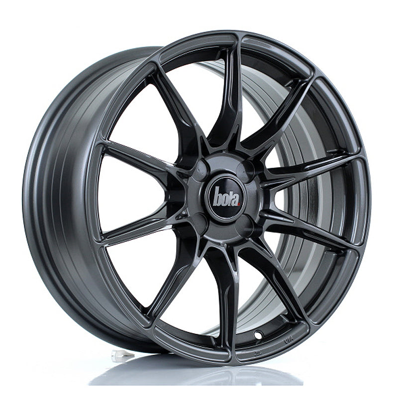 BOLA FLB Alloy Wheel 17x7.5 4x98 ET40 To 45 72.6mm CB Gloss Gunmetal