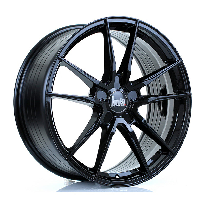 BOLA FLD Alloy Wheel 19x8.5 5x120.65 ET25 To 63 72.6mm CB Gloss Black