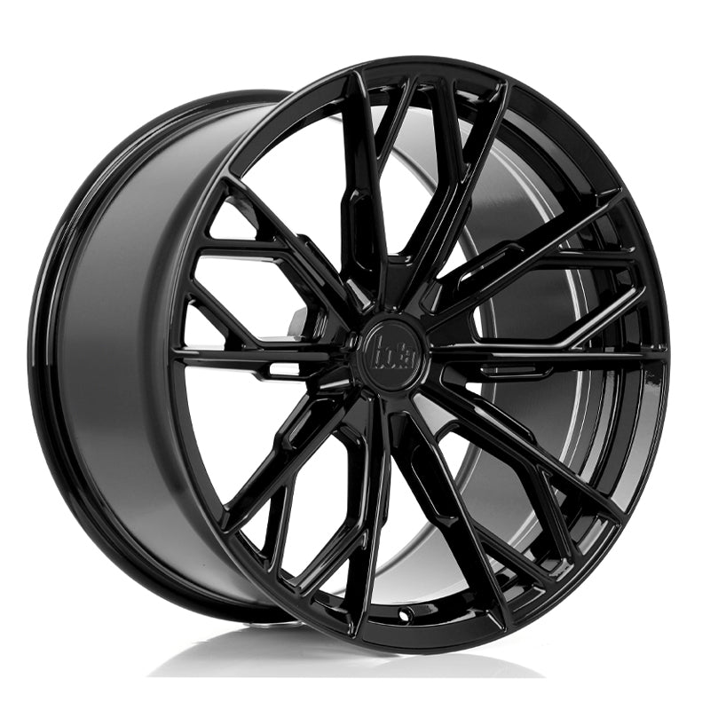 BOLA FLS Alloy Wheel 20x10 5x112 ET15 To 50 72.5mm CB Gloss Black