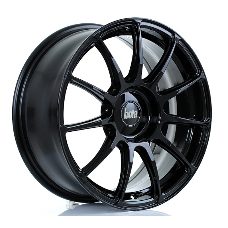 BOLA VST Alloy Wheel 17x7.5 5x105 ET40 To 45 72.6mm CB Gloss Black