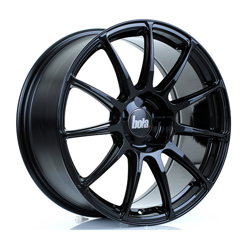 BOLA VST Alloy Wheel 18x8 5x108 ET40 To 45 72.6mm CB Gloss Black