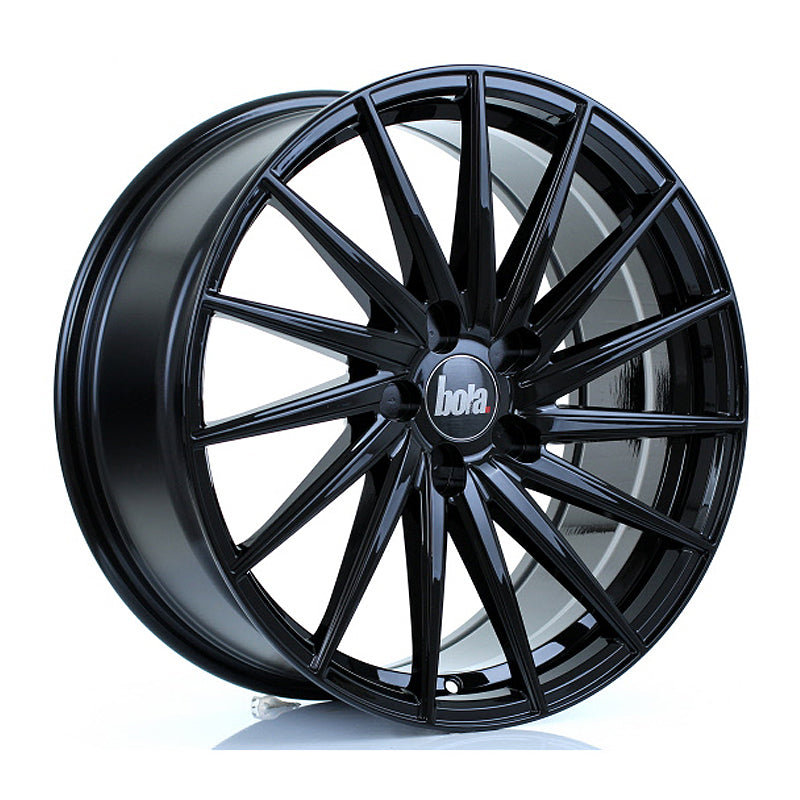 BOLA ZFR Alloy Wheel 19x8.5 5x112 ET25 To 45 72.6mm CB Gloss Black