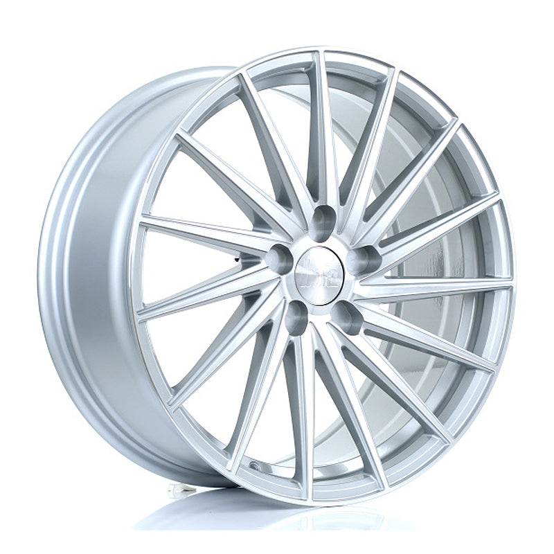 BOLA ZFR Alloy Wheel 19x8.5 5x114 ET25 To 45 72.6mm CB Silver Polished Face