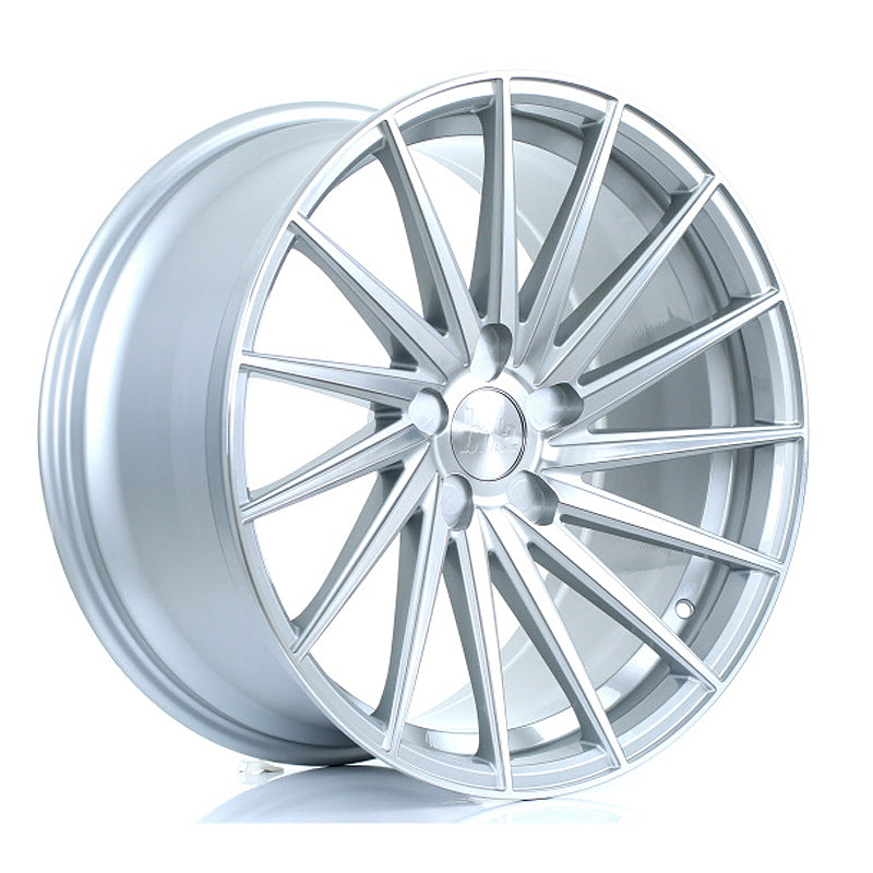 BOLA ZFR Alloy Wheel 19x9.5 5x114 ET25 To 45 72.6mm CB Silver Polished Face