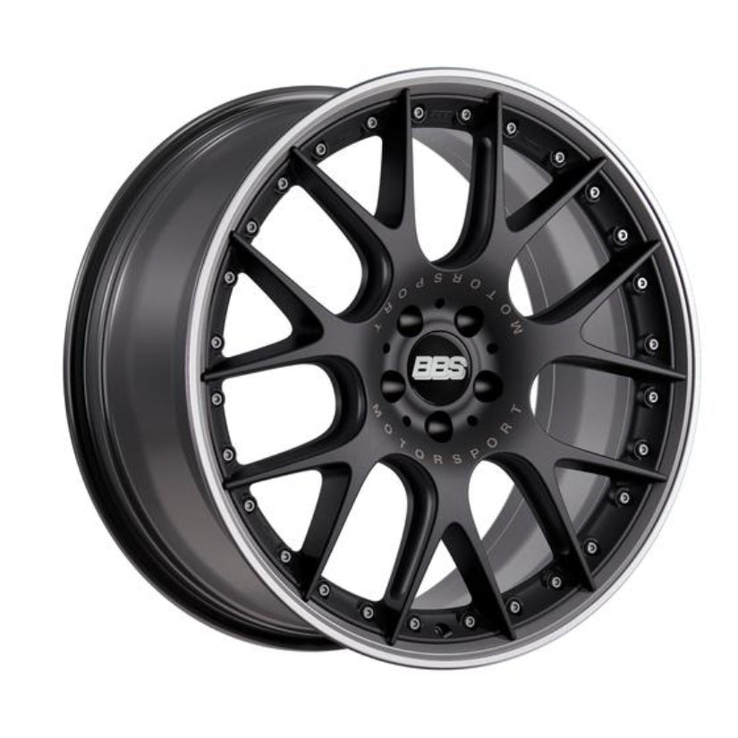 BBS CH-RII Alloy Wheel 22x11.5 ET50 5x130 Satin Black/Titanium 71.6mm CB