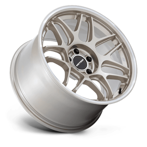 Motegi MR158 TSUBAKI Alloy Wheel 19x8.5 ET25 5x112 Motorsport Gold W Machined Lip 66.56mm CB