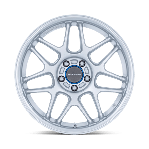 Motegi MR158 TSUBAKI Alloy Wheel 18x8.5 ET42 5x112 Hyper Silver With Machined Lip 66.56mm CB