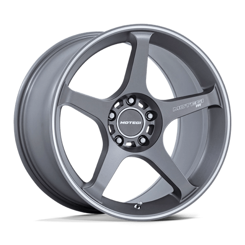 Motegi MR159 BATTLE V Alloy Wheel 18x9.5 ET38 5x114 Gunzilla W Machined Lip Stripe 72.56mm CB
