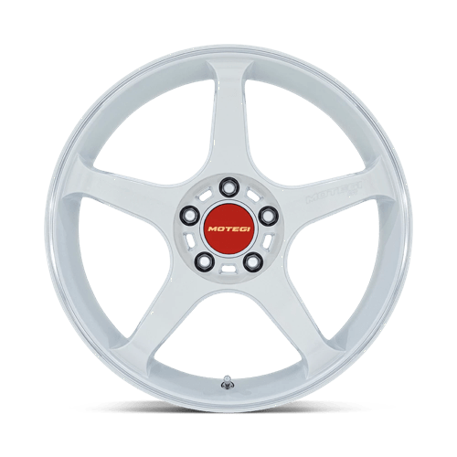 Motegi MR159 BATTLE V Alloy Wheel 18x9.5 ET25 5x114 Matsuri White Pearl Machined Lip 72.56mm CB