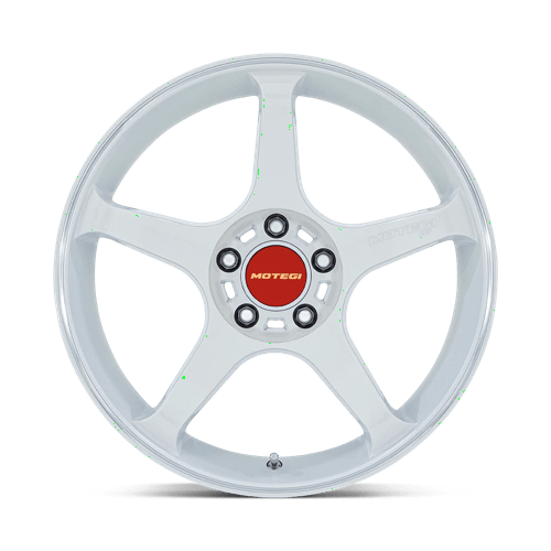Motegi MR159 BATTLE V Alloy Wheel 18x8.5 ET35 5x120 Matsuri White Pearl Machined Lip 74.1mm CB
