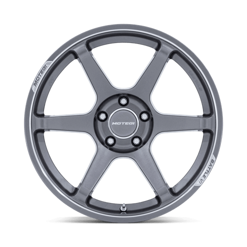 Motegi MR160 BATTLE VI Alloy Wheel 18x9.5 ET40 5x114 Gloss Gunzilla With Machined Lip 72.56mm CB