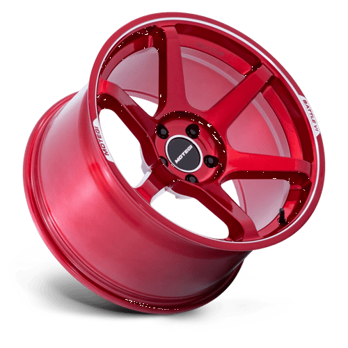 Motegi MR160 BATTLE VI Alloy Wheel 19x9.5 ET40 5x100 Cherry Red Metallic With Mch Lip 56.15mm CB