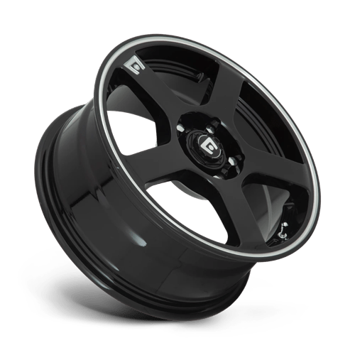 Motegi MR116 FS5 Alloy Wheel 17x7 ET40 5x100/5x114 Gloss Black With Machined Flange 72.56mm CB