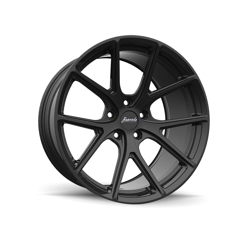 Bravado Tribute Alloy Wheel 20x9.5 ET18 5x115 Matte Black 71.5mm CB