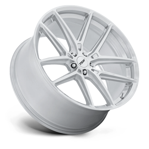 TSW TW006 IMOLA Alloy Wheel 22x9 ET20 5x112 Gloss Silver With Machined Face 66.56mm CB