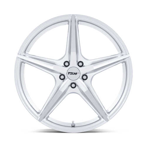 TSW TW007 ESPRIT Alloy Wheel 18x8.5 ET42 5x112 Hyper Silver With Machined Face 66.56mm CB