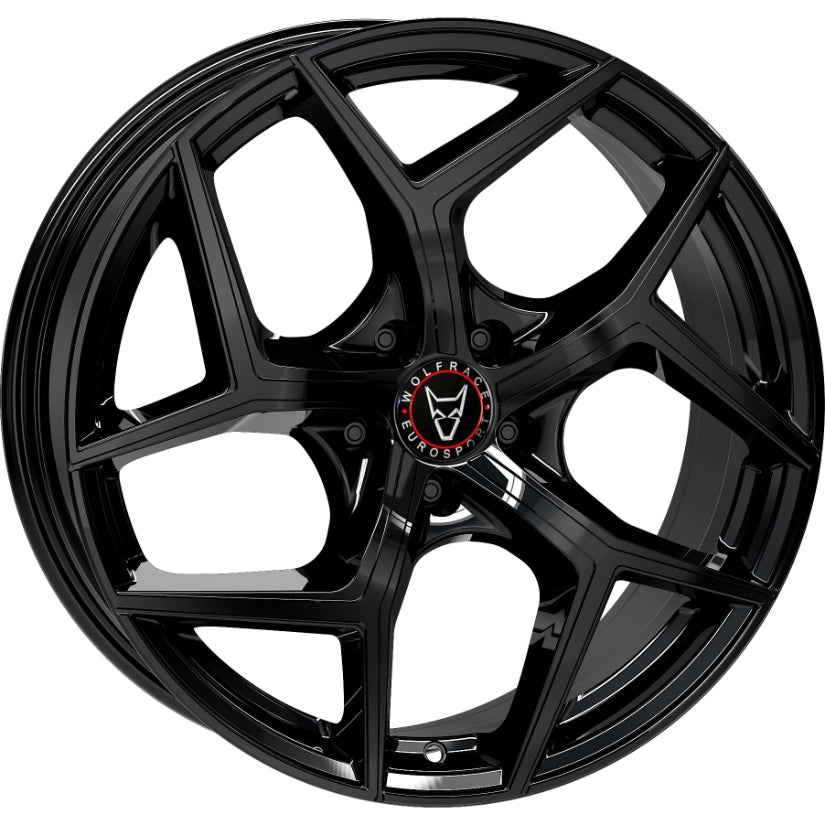 Wolfrace Eurosport TUV Salento Alloy Wheel 19x8 ET50 5x114 Diamond Black 70.1mm CB