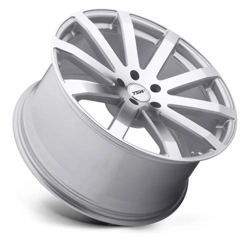 TSW BROOKLANDS Alloy Wheel 19x8 ET20 5x120 Silver With Mirror Cut Face 76.1mm CB