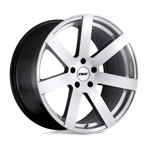 TSW BARDO Alloy Wheel 17x8 ET35 5x120 Hyper Silver 76.1mm CB
