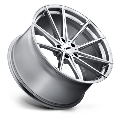 TSW BATHURST Alloy Wheel 19x9.5 ET39 5x120 Silver With Mirror Cut Face 76.1mm CB