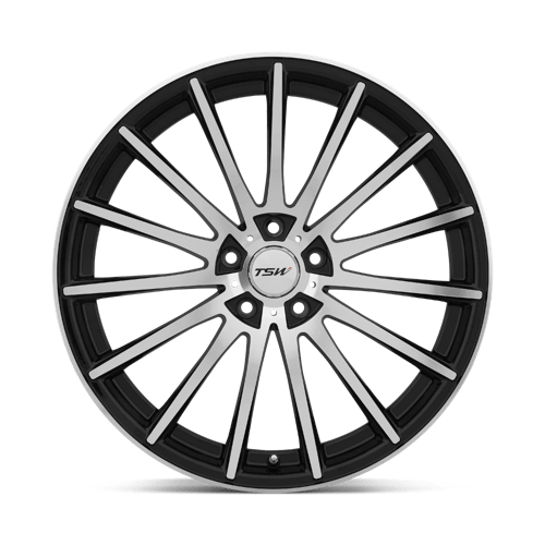 TSW CHICANE Alloy Wheel 19x8.5 ET43 5x112 Gloss Black With Mirror Cut Face 72.1mm CB