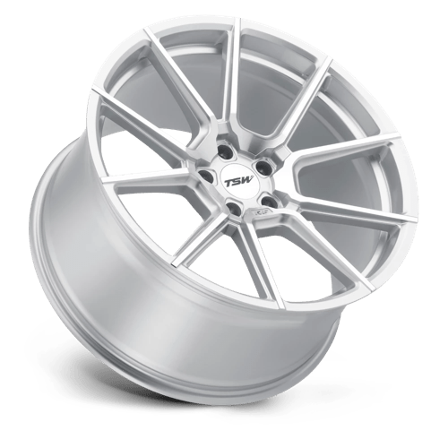 TSW CHRONO Alloy Wheel 19x10 ET25 5x114 Silver With Mirror Cut Face 76.1mm CB