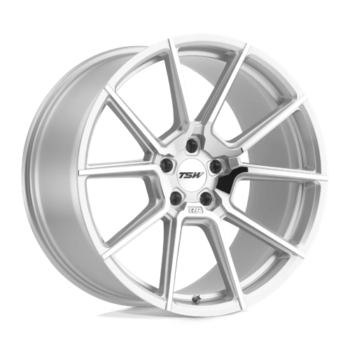 TSW CHRONO Alloy Wheel 19x10 ET25 5x114 Silver With Mirror Cut Face 76.1mm CB