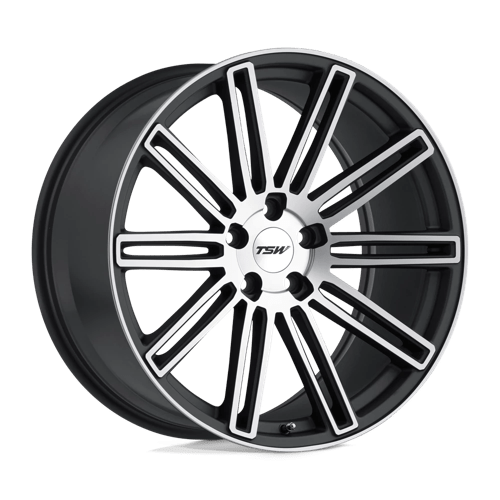 TSW CROWTHORNE Alloy Wheel 18x9.5 ET20 5x120 Matt Gunmetal With Matt Machined Face 76.1mm CB
