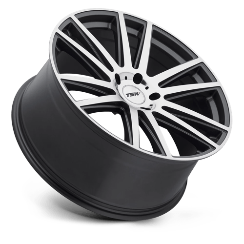 TSW GATSBY Alloy Wheel 20x10 ET44 5x112 Gunmetal With Mirror Cut Face 66.56mm CB
