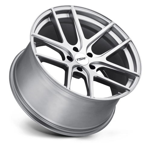 TSW GENEVA Alloy Wheel 19x8.5 ET15 5x114 Matt Titanium Silver 76.1mm CB