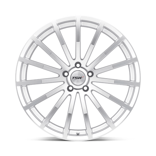 TSW MALLORY Alloy Wheel 19x8 ET35 5x100 Silver With Mirror Cut Face 72.1mm CB