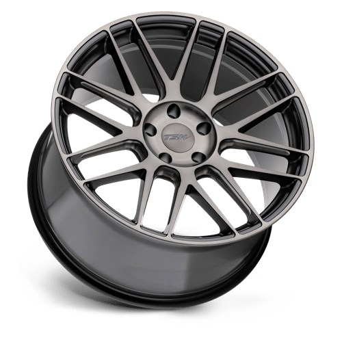 TSW NORD Alloy Wheel 20x10.5 ET42 5x114 Semi Gloss Black Mill Machined Dark 76.1mm CB