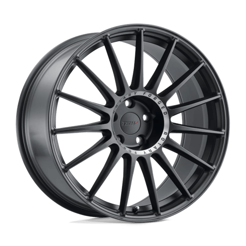 TSW PADDOCK Alloy Wheel 18x9.5 ET39 5x120 Semi Gloss Black With Machined Ring 76.1mm CB