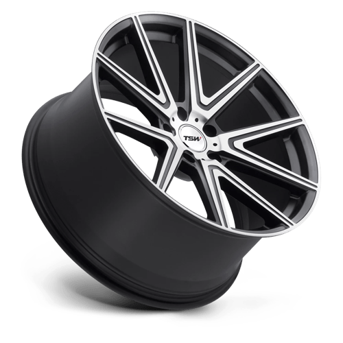 TSW ROUGE Alloy Wheel 19x9.5 ET45 5x120 Gunmetal With Mirror Cut Face 76.1mm CB