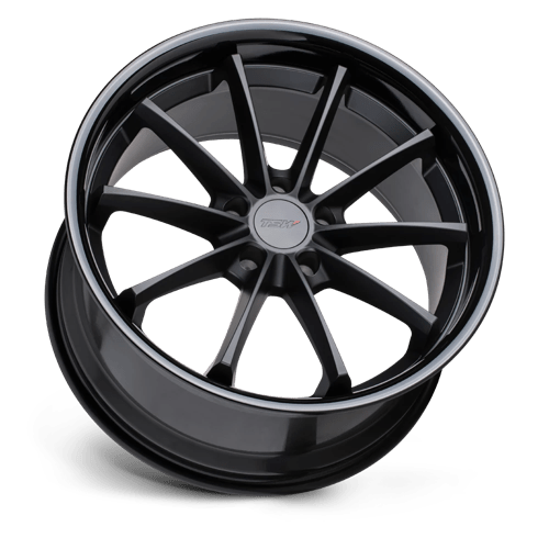 TSW SWEEP Alloy Wheel 18x9.5 ET40 5x112 Matt Black With Gloss Black Lip 66.56mm CB
