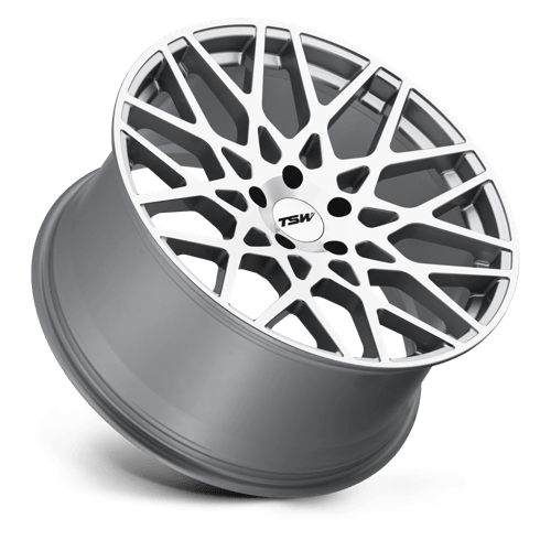 TSW VALE Alloy Wheel 18x9.5 ET20 5x120 Silver With Mirror Cut Face 76.1mm CB