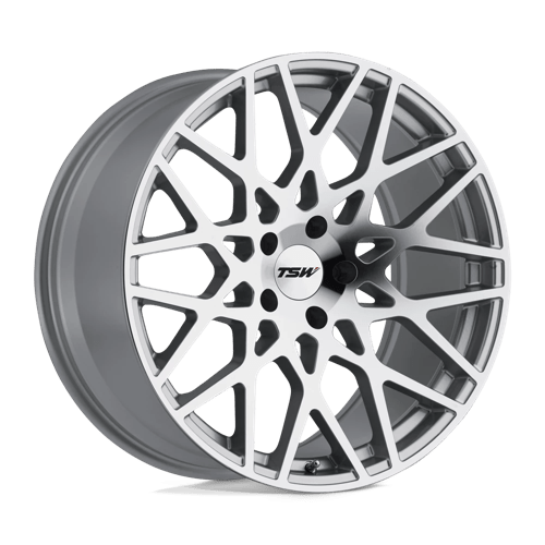 TSW VALE Alloy Wheel 20x10 ET25 5x120 Silver With Mirror Cut Face 76.1mm CB