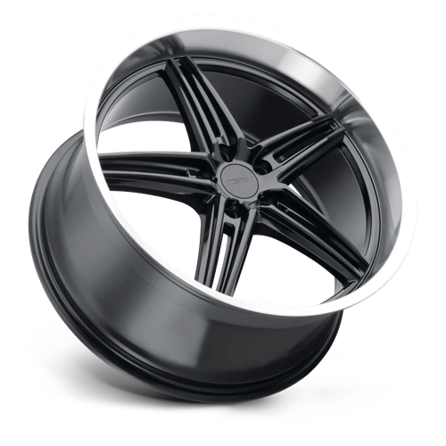 TSW VARIANTE Alloy Wheel 18x9.5 ET39 5x120 Gloss Black With Machined Lip 76.1mm CB
