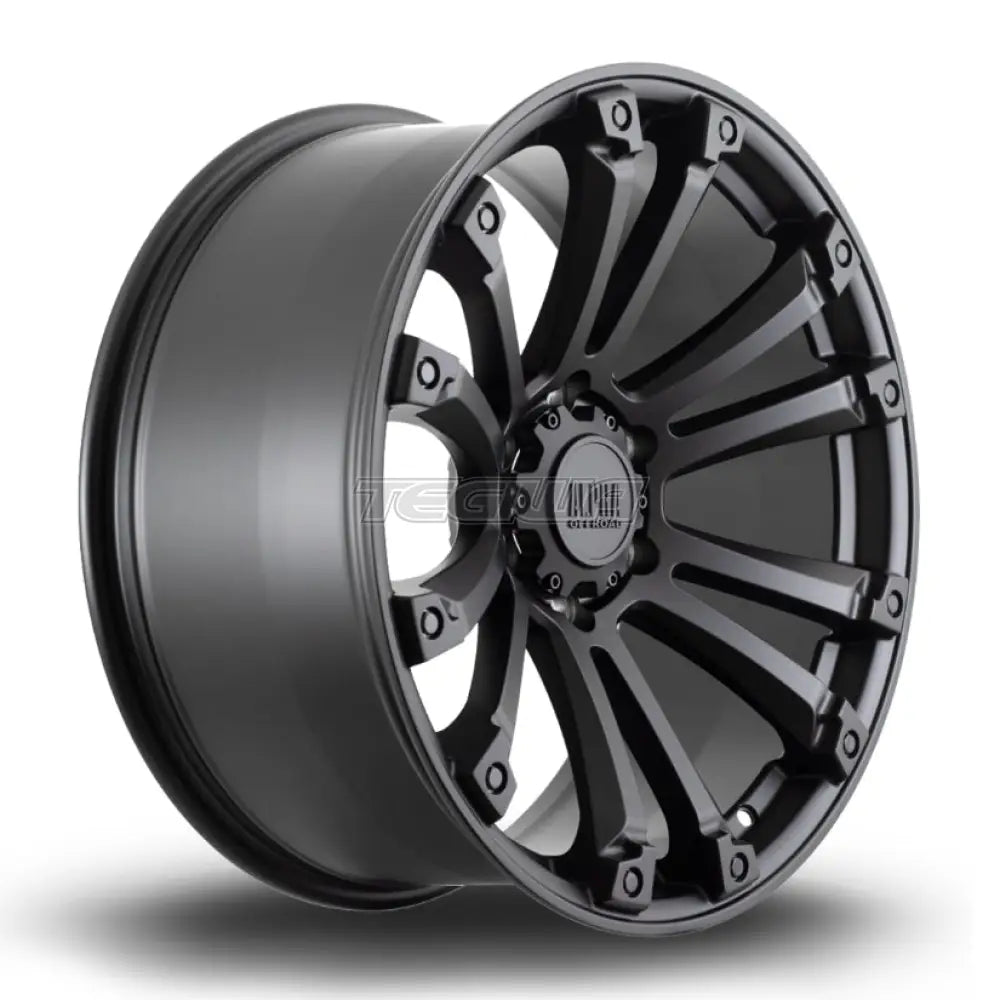 Alpha Offroad Maverick Alloy Wheel 20x9 ET10 6x114 Satin Black 66.1mm CB