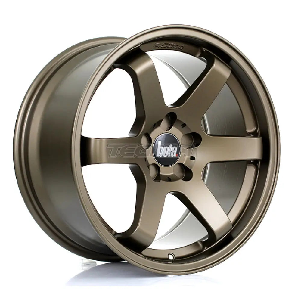 BOLA B1 Alloy Wheel 18x9.5 5x112 ET30 To 45 72.6mm CB Matt Bronze