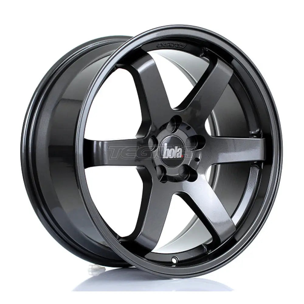 BOLA B1 Alloy Wheel 19x8.5 5x98 ET30 To 45 72.6mm CB Gloss Gunmetal