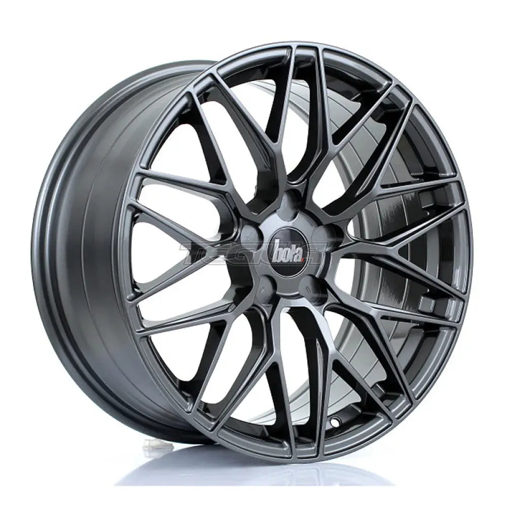 BOLA B17 Alloy Wheel 18x8.5 5x108 ET25 To 45 72.6mm CB Gloss Gunmetal