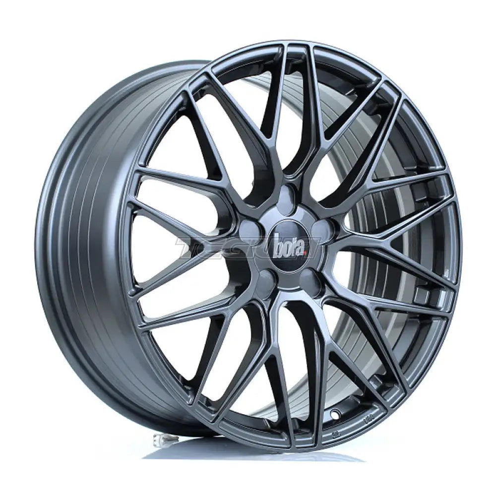 BOLA B17 Alloy Wheel 19x8.5 5x114 ET15 To 45 72.6mm CB Gloss Gunmetal