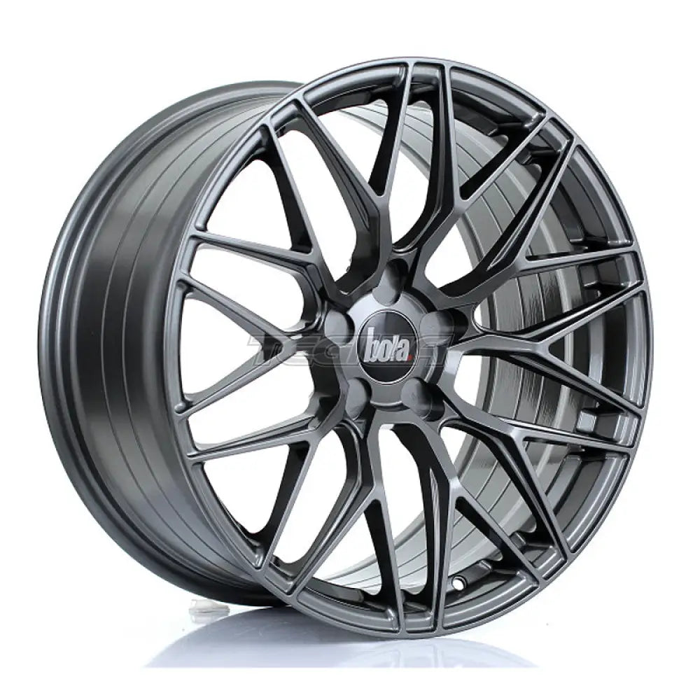 BOLA B17 Alloy Wheel 19x9.5 5x130 ET25 To 45 72.6mm CB Gloss Gunmetal