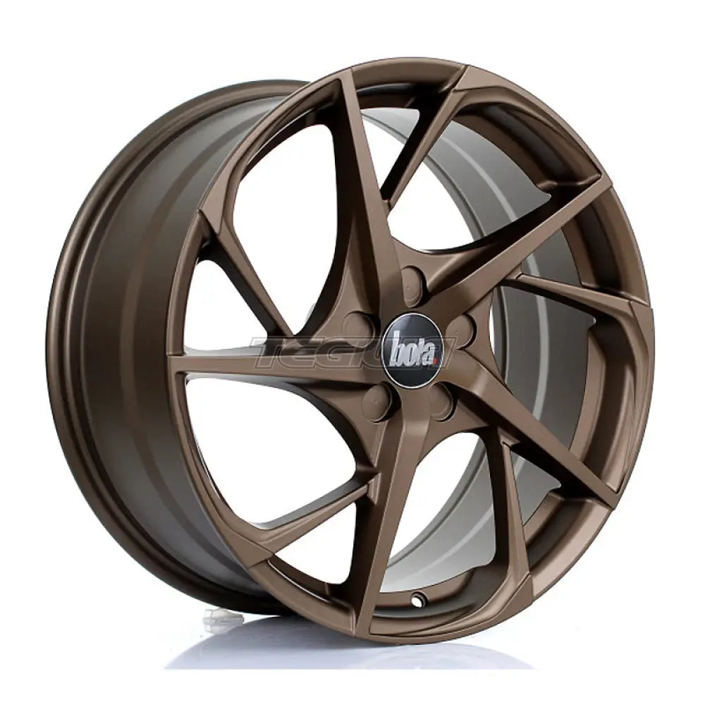 BOLA B18 Alloy Wheel 19x8.5 5x105 ET25 To 45 72.6mm CB Matt Bronze