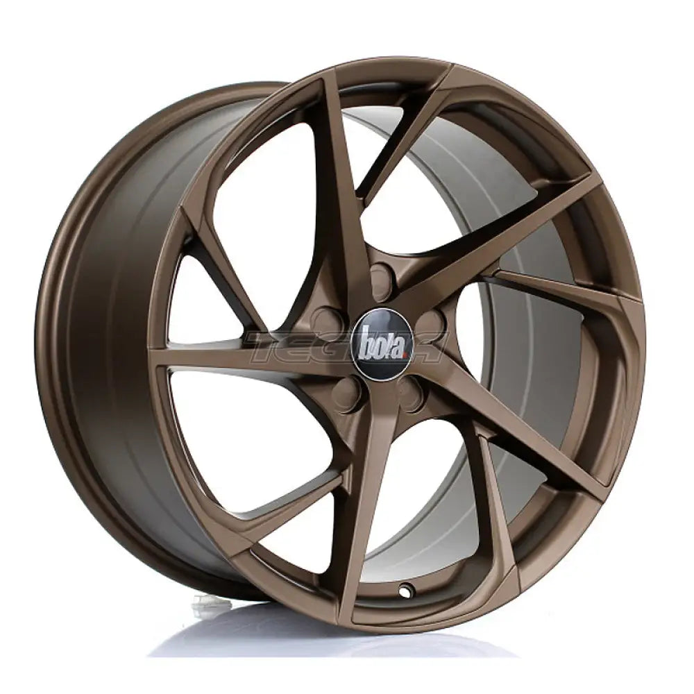 BOLA B18 Alloy Wheel 19x9.5 5x112 ET25 To 45 72.6mm CB Matt Bronze
