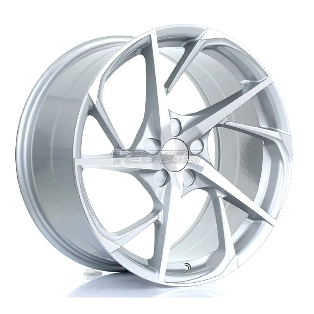 BOLA B18 Alloy Wheel 19x9.5 5x112 ET25 To 45 72.6mm CB Silver Polished Face