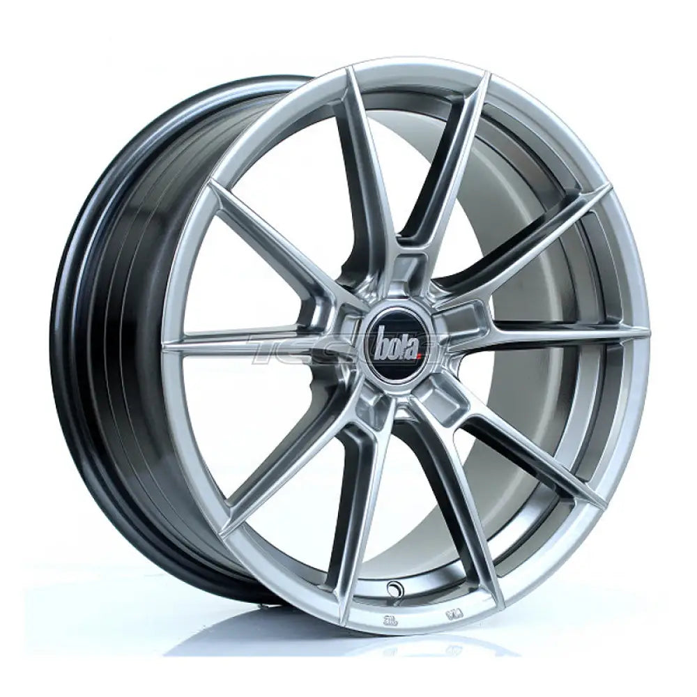 BOLA B19 Alloy Wheel 17x7.5 5x108 ET40 To 45 72.6mm CB Hyper Black