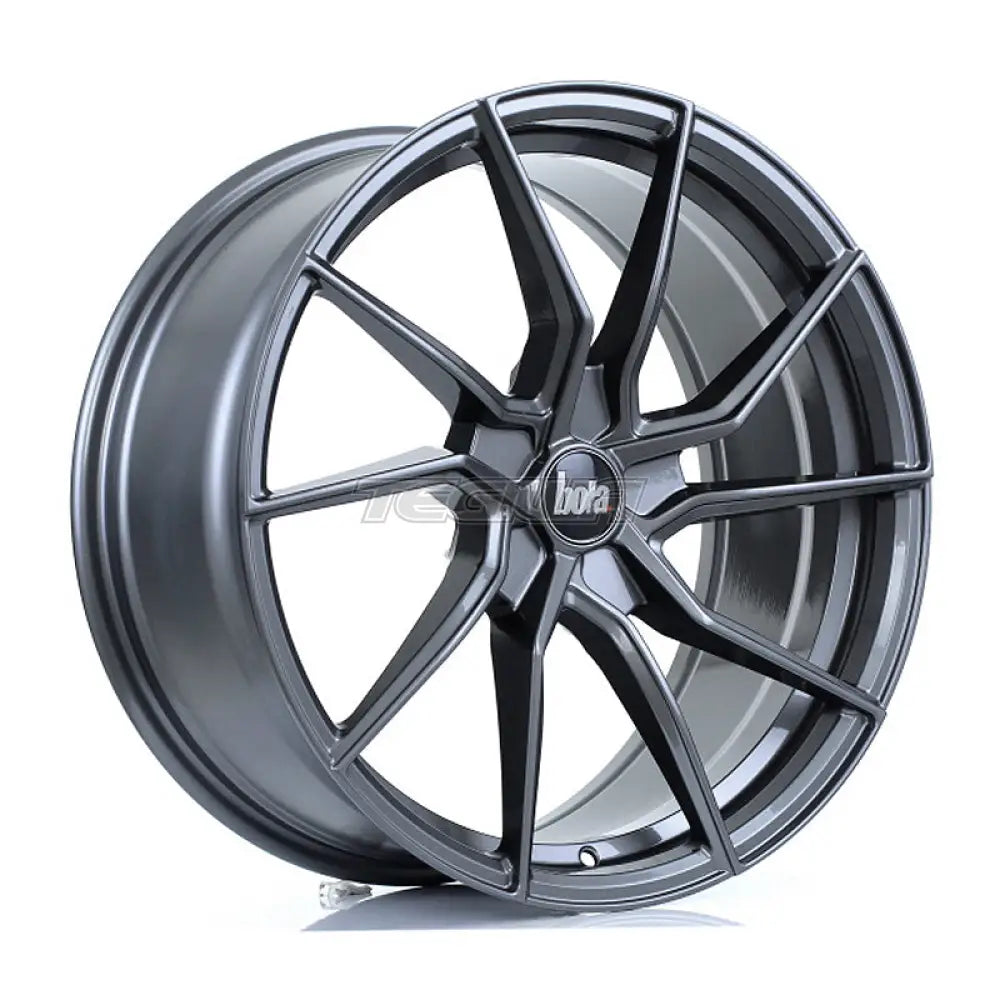 BOLA B25 Alloy Wheel 19x8.5 5x100 ET25 To 45 72.6mm CB Gloss Gunmetal