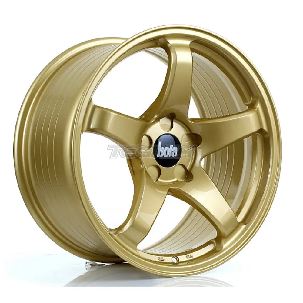 BOLA B2R Alloy Wheel 18x9.5 5x112 ET30 To 45 72.6mm CB Gold